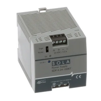 SOLAHD SDP LOW POWER DIN POWER SUPPLY, 100W, 24V OUTPUT, 115-230V AC/DC INPUT (SDP 4-24-100RT)